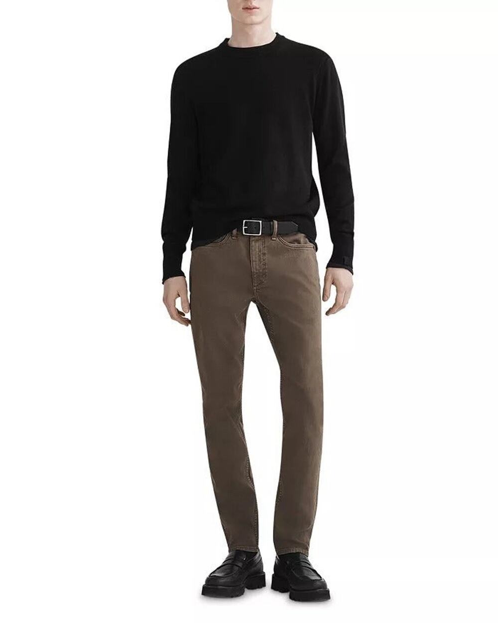 rag & bone Fit 2 Slim Fit Gravel Gray Men's Denim Jeans, 31 x 32 Aero Stretch